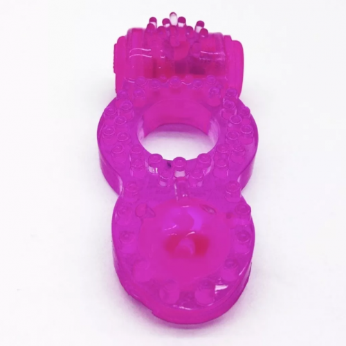 💥 Anillo Vibrador Retardante de Doble Estimulación – Placer Compartido sin Límites