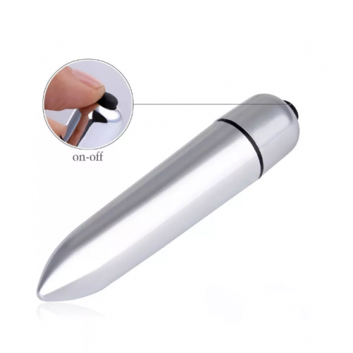 🔮 Mini Bala Vibradora 8 cm – Placer Preciso en Tu Bolsillo