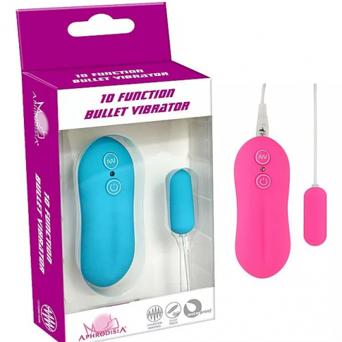 🎯 Mini Bullet Vibrador – 10 Modos + Control Remoto