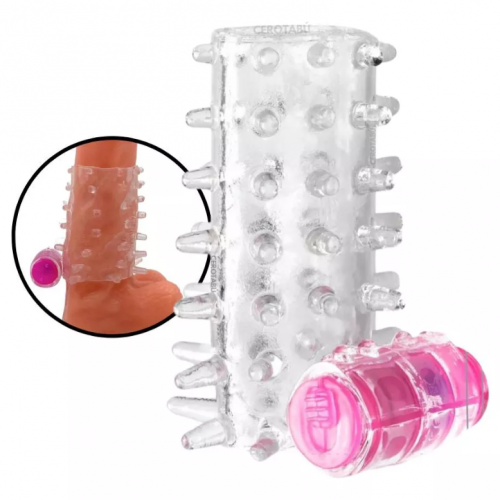 Anillo Vibrador con Funda para Pene