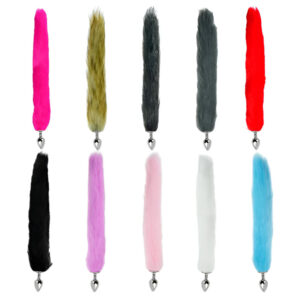 Plug Anal con Cola de Zorro X 6 Unidades